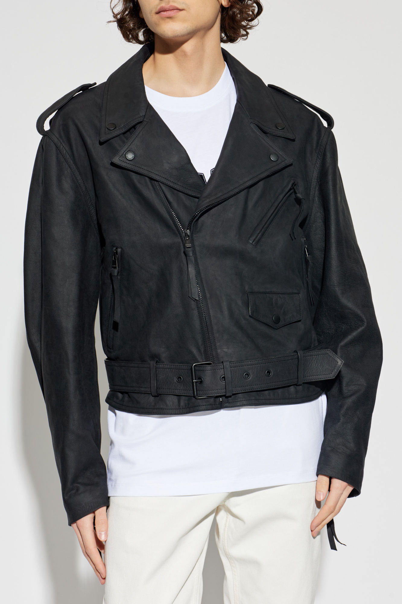 Balmain Leather jacket | Men's | Vitkac